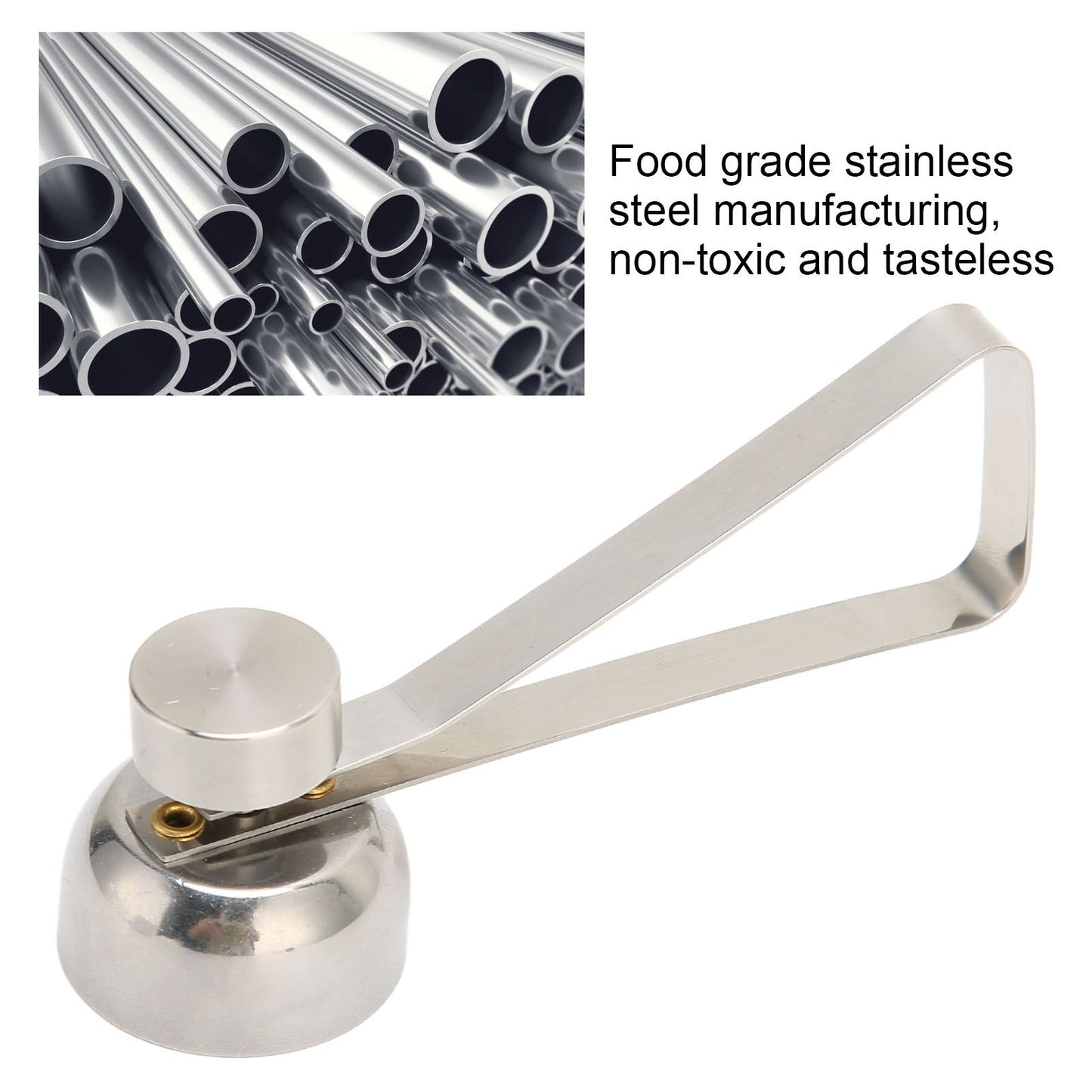 Stainless Steel Egg Opener Egg Shell Opener Egg Topper Cutter Kitchen Gadget for Home V1294-YM0523-3113220036711