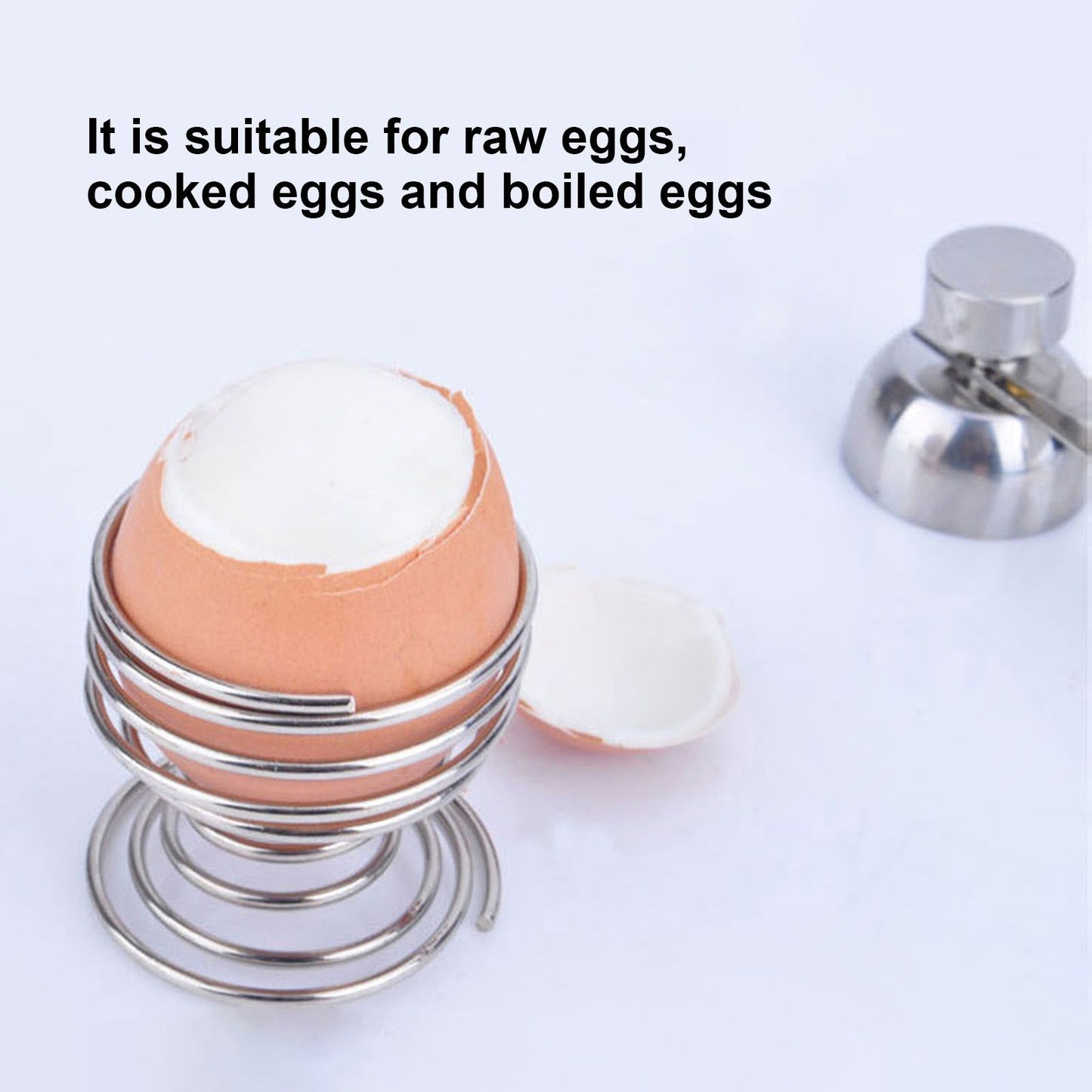 Stainless Steel Egg Opener Egg Shell Opener Egg Topper Cutter Kitchen Gadget for Home V1294-YM0523-3113220036711