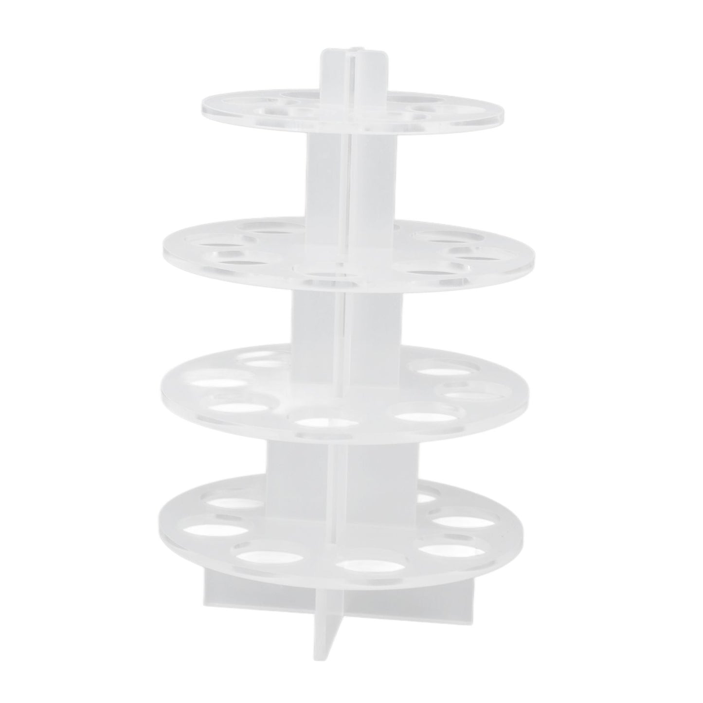 30 Holes Coffee Carousel Holder Coffee Pod Organizer Storage Rack Acrylic Modern Design for Home Office V1294-YM0523-3113220037711