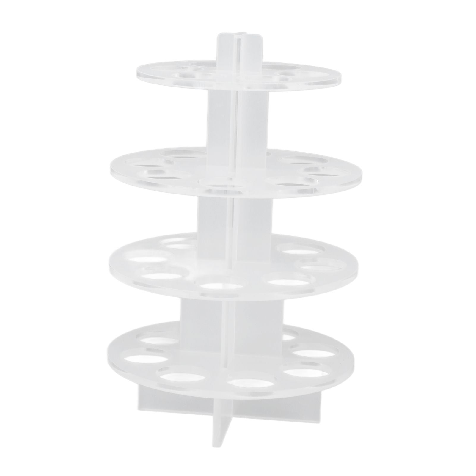 30 Holes Coffee Carousel Holder Coffee Pod Organizer Storage Rack Acrylic Modern Design for Home Office V1294-YM0523-3113220037711