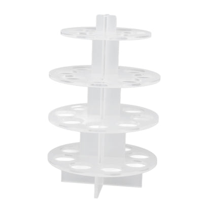 30 Holes Coffee Carousel Holder Coffee Pod Organizer Storage Rack Acrylic Modern Design for Home Office V1294-YM0523-3113220037711