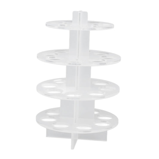 30 Holes Coffee Carousel Holder Coffee Pod Organizer Storage Rack Acrylic Modern Design for Home Office V1294-YM0523-3113220037711