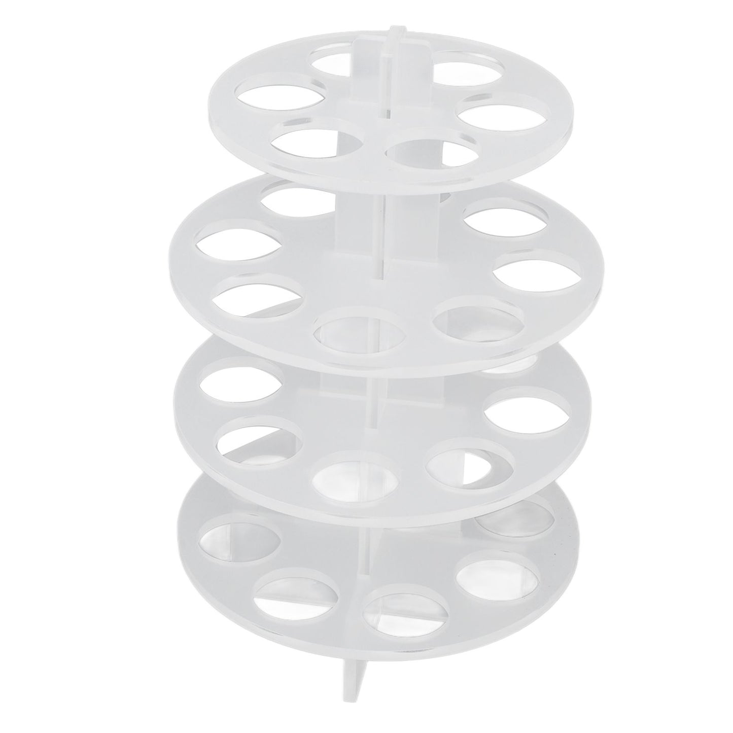 30 Holes Coffee Carousel Holder Coffee Pod Organizer Storage Rack Acrylic Modern Design for Home Office V1294-YM0523-3113220037711