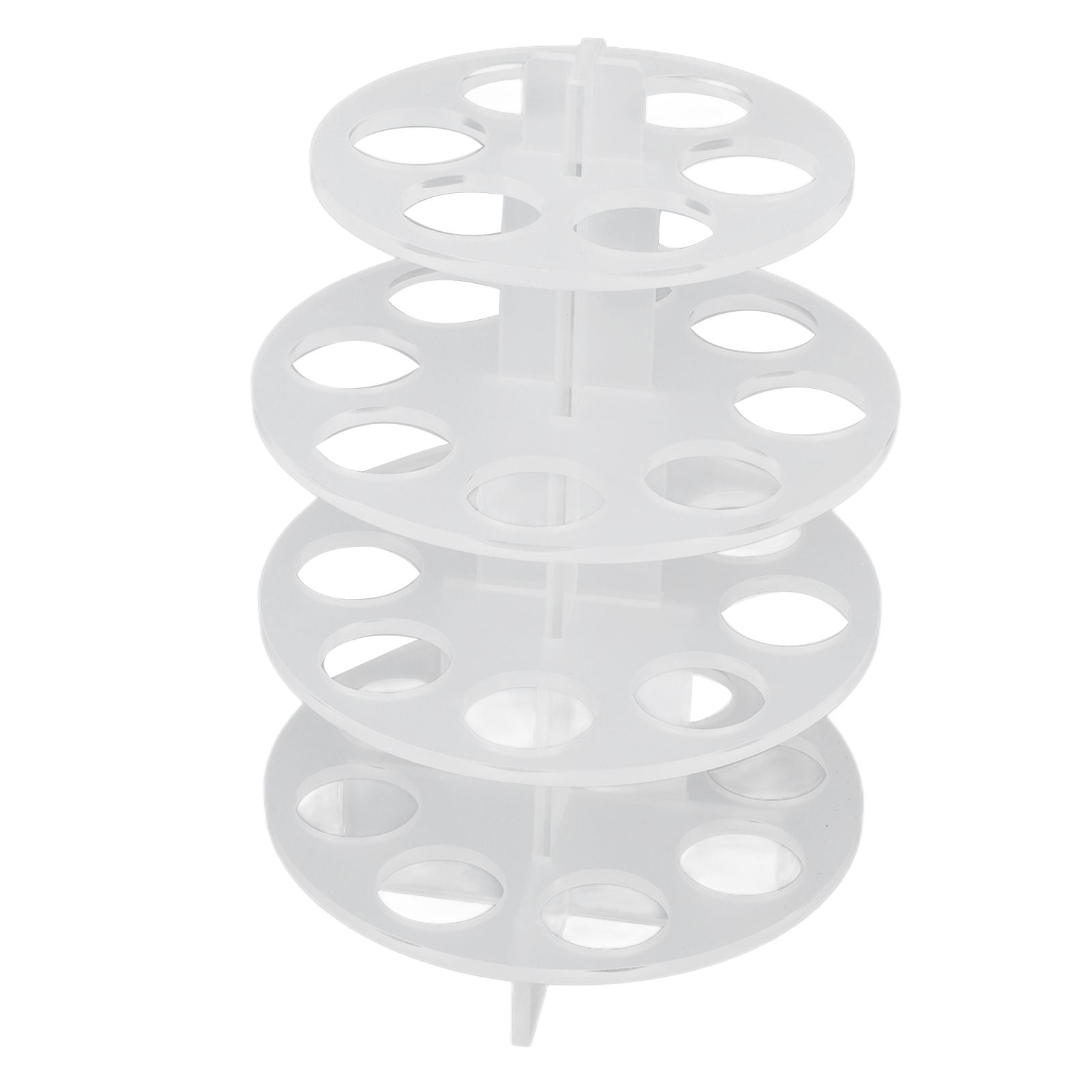 30 Holes Coffee Carousel Holder Coffee Pod Organizer Storage Rack Acrylic Modern Design for Home Office V1294-YM0523-3113220037711