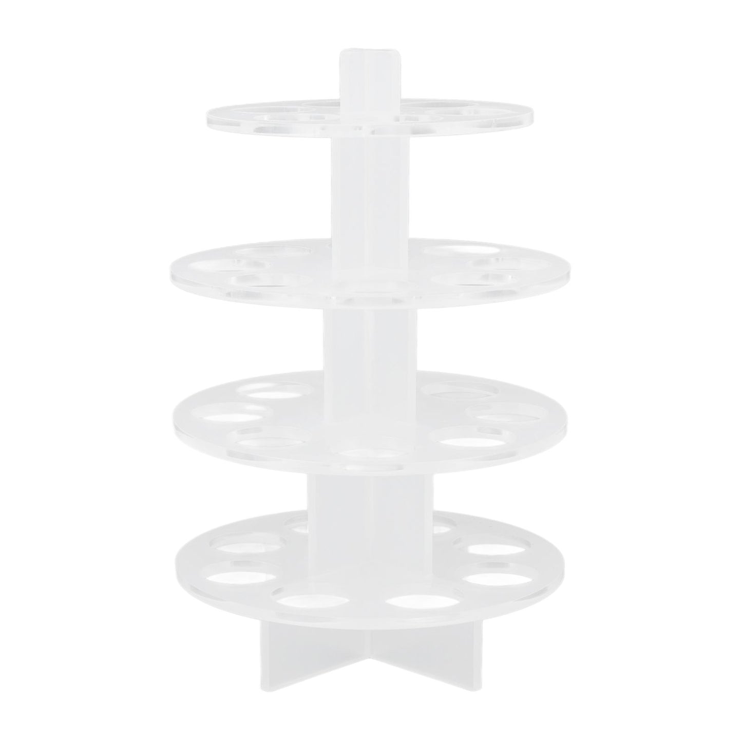 30 Holes Coffee Carousel Holder Coffee Pod Organizer Storage Rack Acrylic Modern Design for Home Office V1294-YM0523-3113220037711