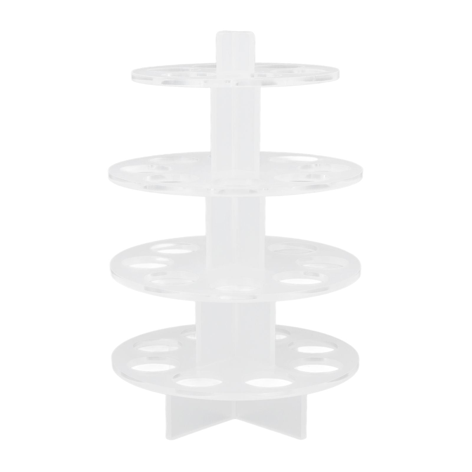 30 Holes Coffee Carousel Holder Coffee Pod Organizer Storage Rack Acrylic Modern Design for Home Office V1294-YM0523-3113220037711