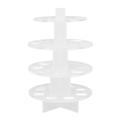30 Holes Coffee Carousel Holder Coffee Pod Organizer Storage Rack Acrylic Modern Design for Home Office V1294-YM0523-3113220037711