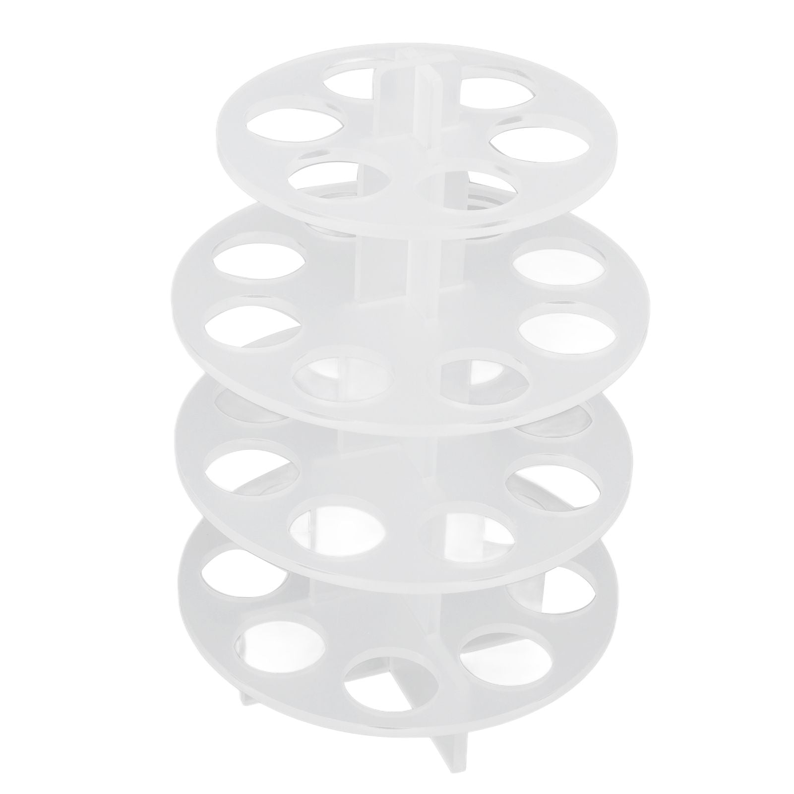 30 Holes Coffee Carousel Holder Coffee Pod Organizer Storage Rack Acrylic Modern Design for Home Office V1294-YM0523-3113220037711