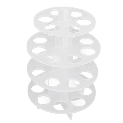 30 Holes Coffee Carousel Holder Coffee Pod Organizer Storage Rack Acrylic Modern Design for Home Office V1294-YM0523-3113220037711