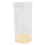 Coffee Capsule Holder Acrylic Bamboo Wood 48 Holes Rotatable Pod Rack Stand for Home V1294-YM0523-3113220037911