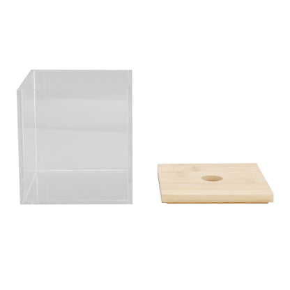 Clear Acrylic Coffee Capsule Holder Box with Lid Storage Box for Coffee Shop for Home V1294-YM0523-3113220038111