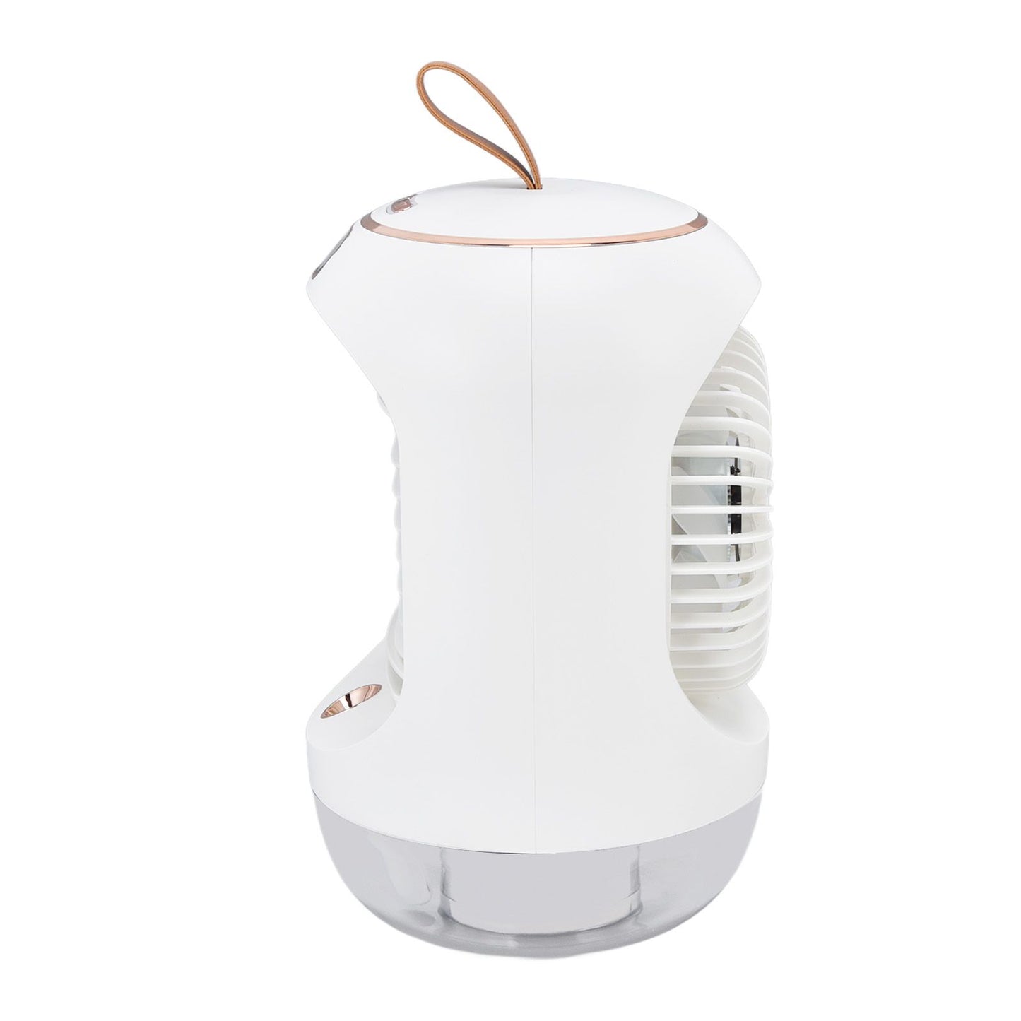 Mini Air Conditioner Humidifier Aromather 3 Gears 5 Blades USB Charging Night Light Water Cooling Fan White V1294-YM0523-3113220038611