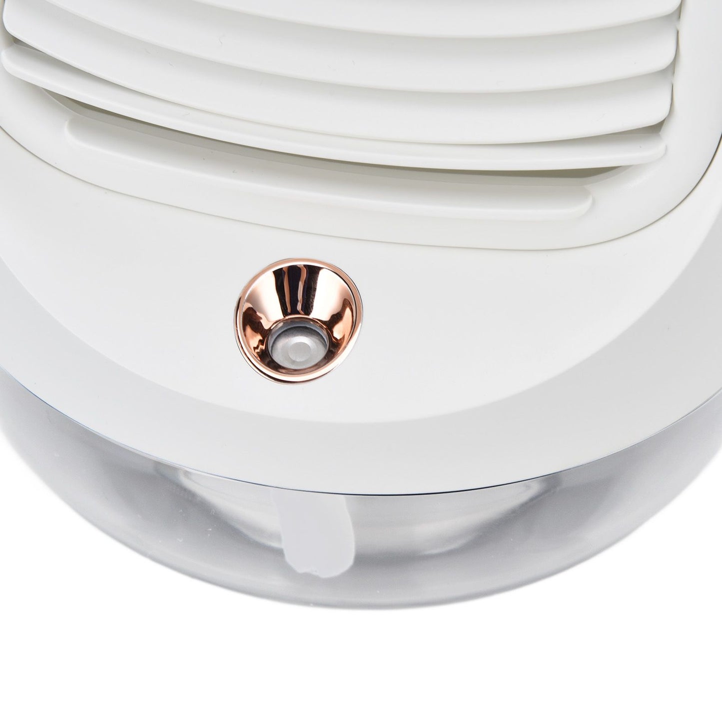 Mini Air Conditioner Humidifier Aromather 3 Gears 5 Blades USB Charging Night Light Water Cooling Fan White V1294-YM0523-3113220038611