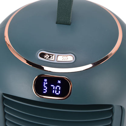 Mini Air Conditioner Humidifier Aromather 3 Gears 5 Blades USB Charging Night Light Water Cooling Fan Green V1294-YM0523-3113220038613