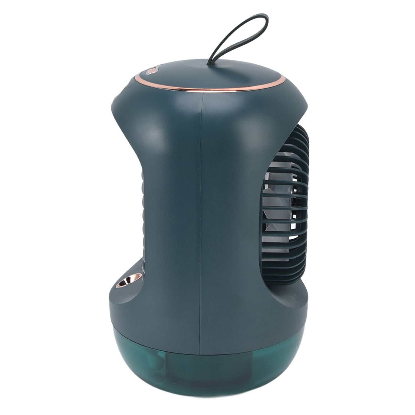 Mini Air Conditioner Humidifier Aromather 3 Gears 5 Blades USB Charging Night Light Water Cooling Fan Green V1294-YM0523-3113220038613