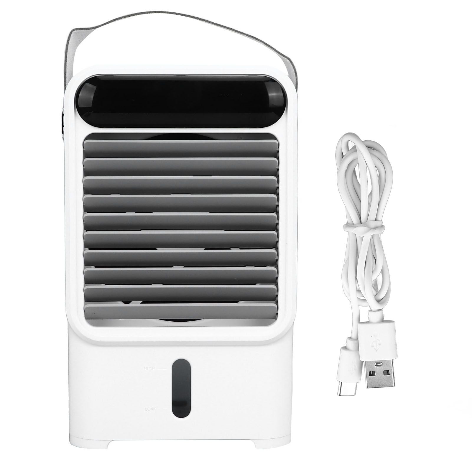 Fan Humidifier 500ml USB Powered 6W 2A 5V Air Cooler Three Levels Adjustable Pull Out Design Windowless Air V1294-YM0523-3113220039311