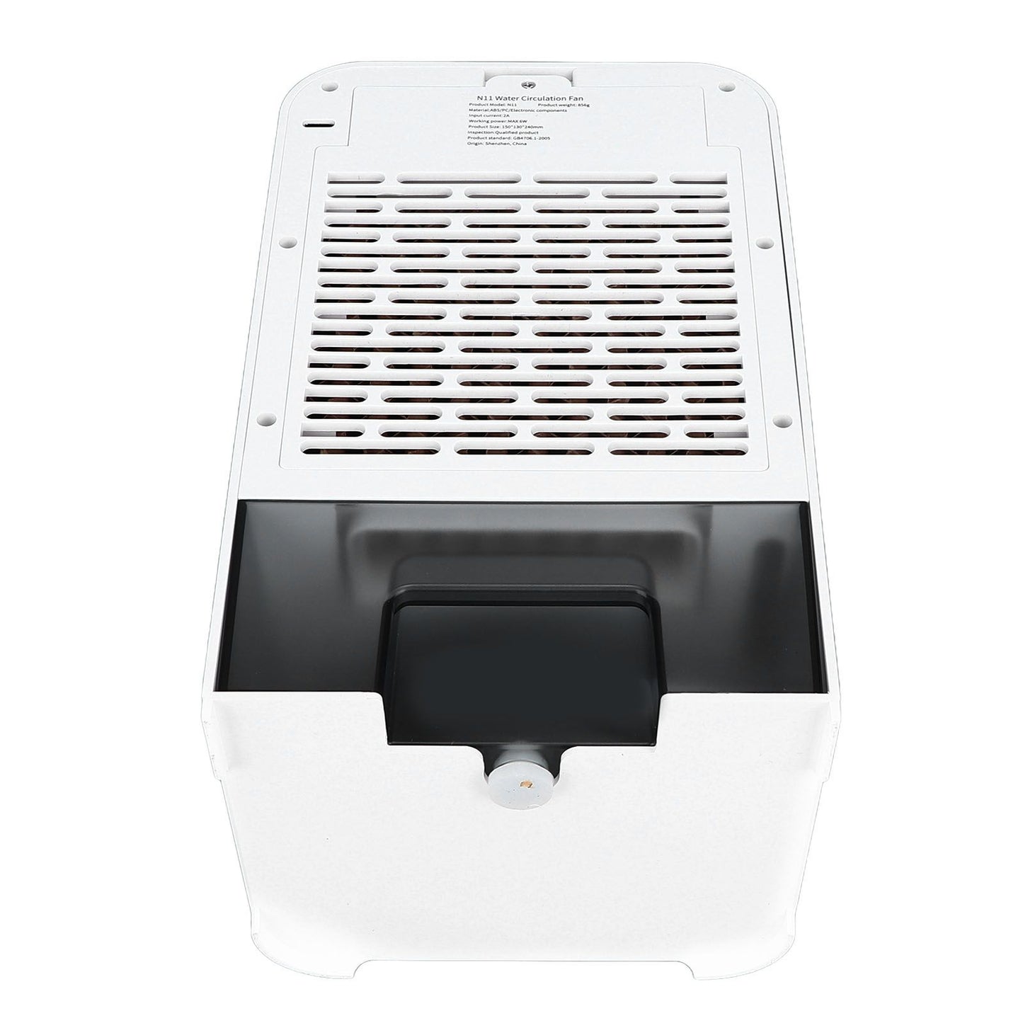 Fan Humidifier 500ml USB Powered 6W 2A 5V Air Cooler Three Levels Adjustable Pull Out Design Windowless Air V1294-YM0523-3113220039311