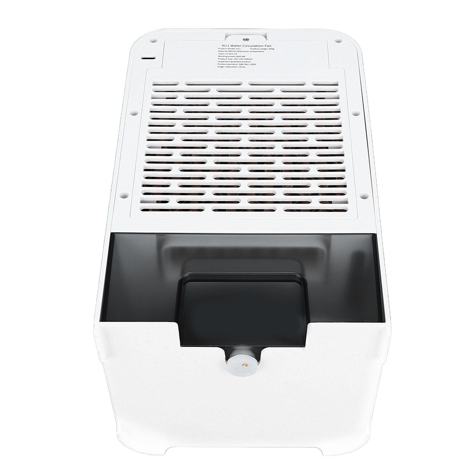 Fan Humidifier 500ml USB Powered 6W 2A 5V Air Cooler Three Levels Adjustable Pull Out Design Windowless Air V1294-YM0523-3113220039311