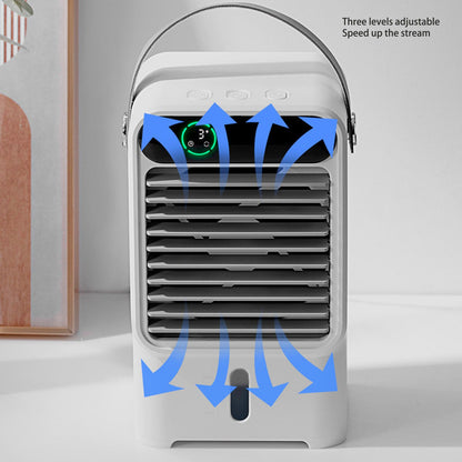 Fan Humidifier 500ml USB Powered 6W 2A 5V Air Cooler Three Levels Adjustable Pull Out Design Windowless Air V1294-YM0523-3113220039311
