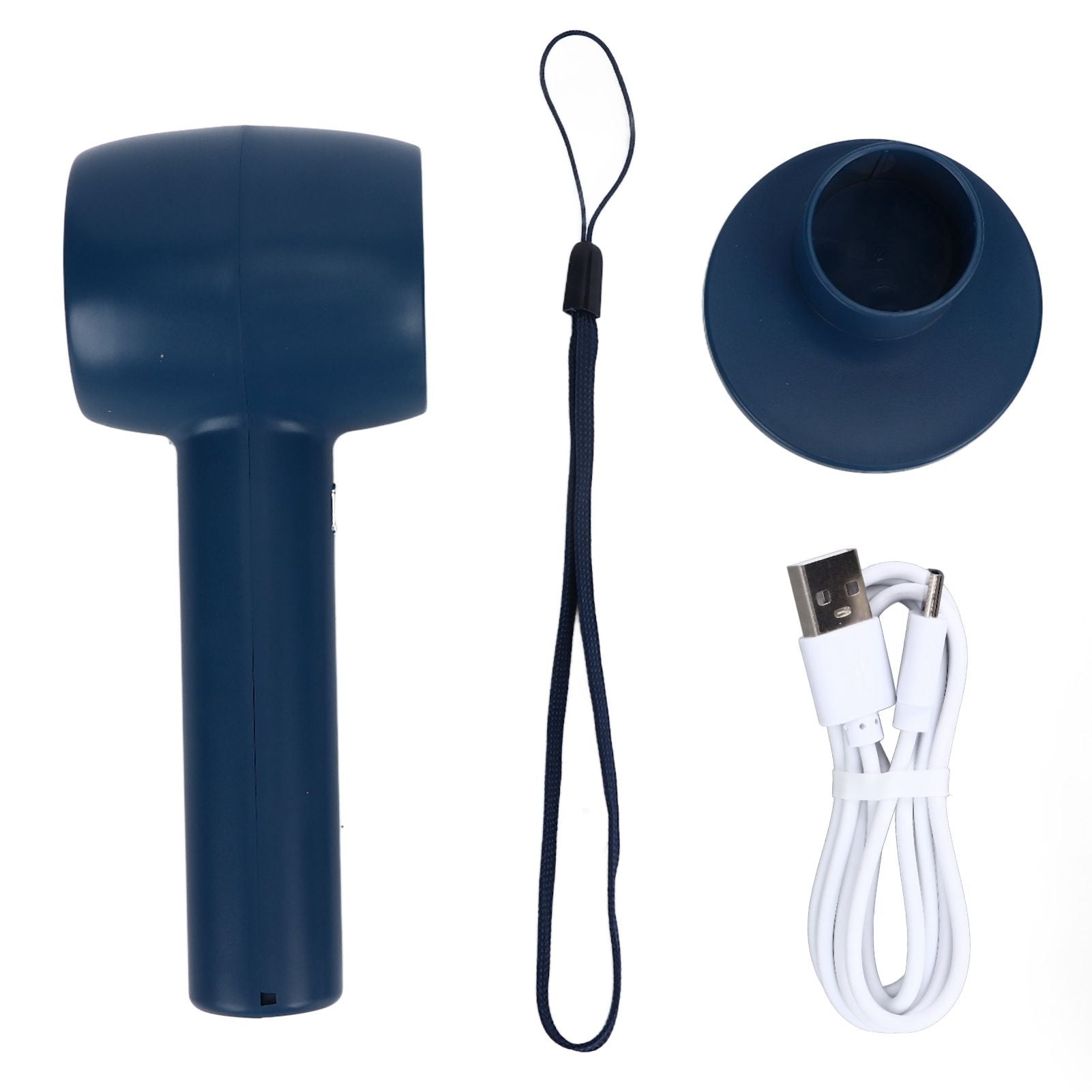Handheld Fan Handheld 3 Levels Adjustable Speed 2 in 1 USB Charge Strong Power Portable Low Noise Portable V1294-YM0523-3113220039713