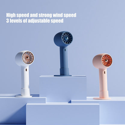 Handheld Fan Handheld 3 Levels Adjustable Speed 2 in 1 USB Charge Strong Power Portable Low Noise Portable V1294-YM0523-3113220039713
