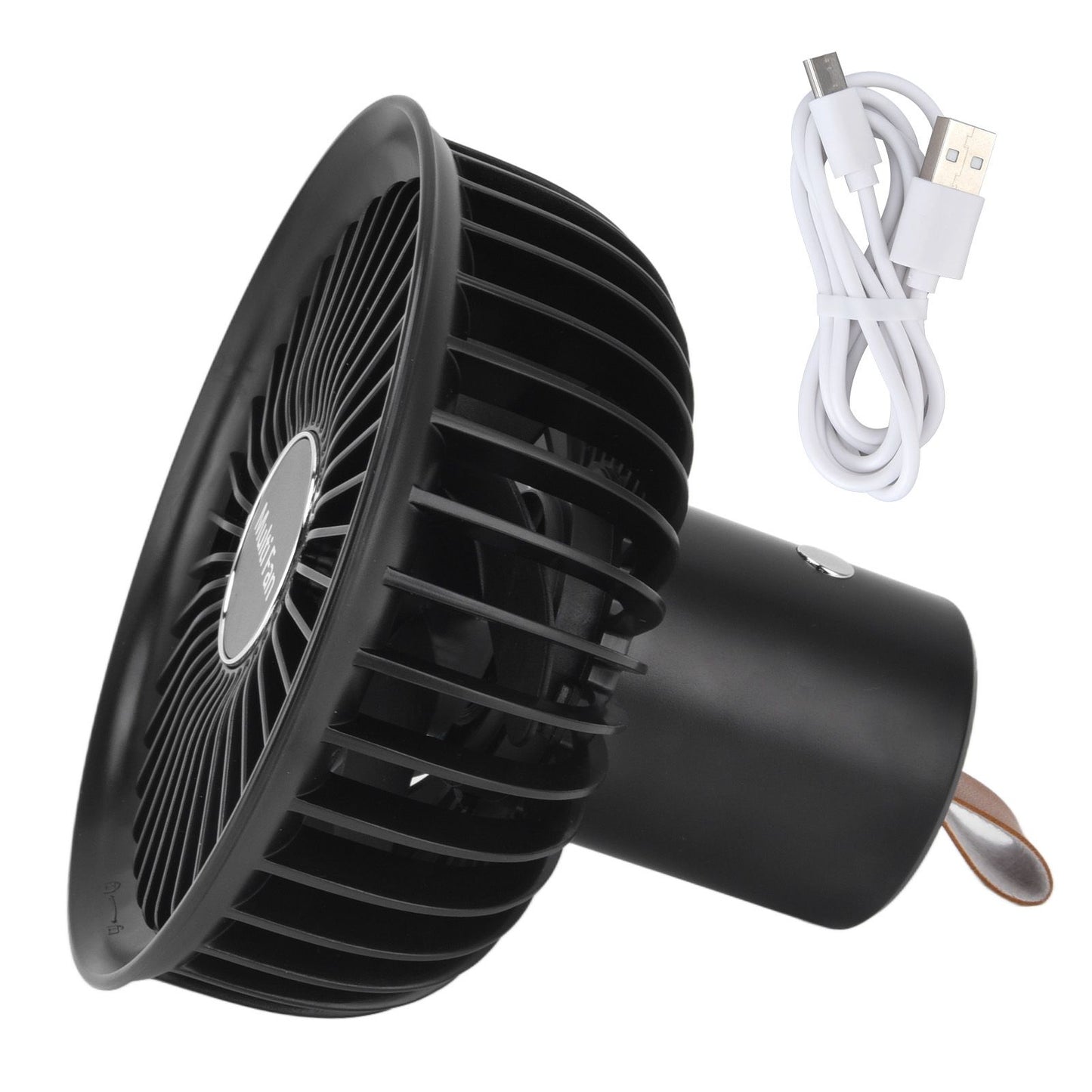 Electric Fan Portable Multifunctional Usb Charging Outdoor Hanging Battery Powered Fan for Home Office Study V1294-YM0523-3113220039913
