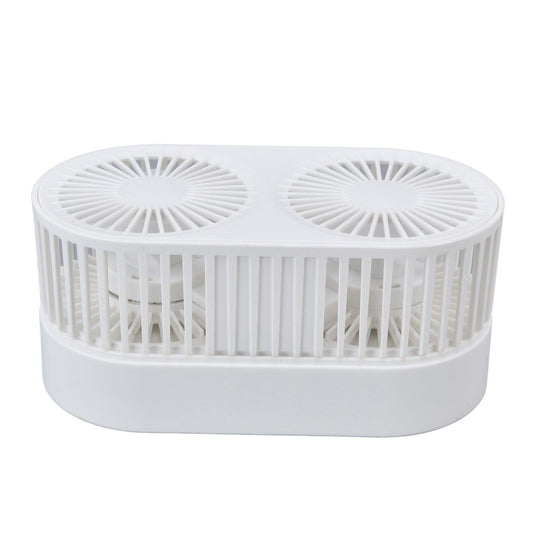 Desktop Double Fan Dual Motor 135 degrees Angle Adjustable Handheld Fan Three Levels Adjustable Low Noise V1294-YM0523-3113220041611