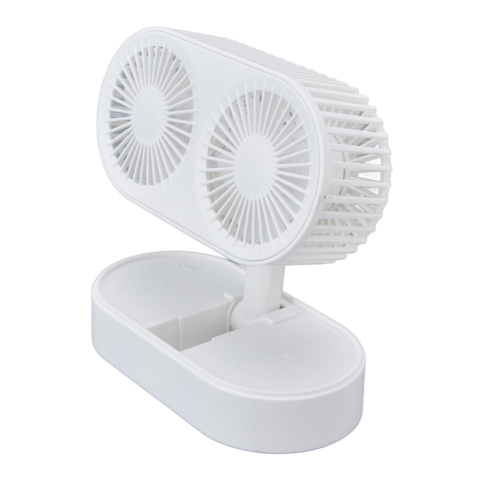 Desktop Double Fan Dual Motor 135 degrees Angle Adjustable Handheld Fan Three Levels Adjustable Low Noise V1294-YM0523-3113220041611