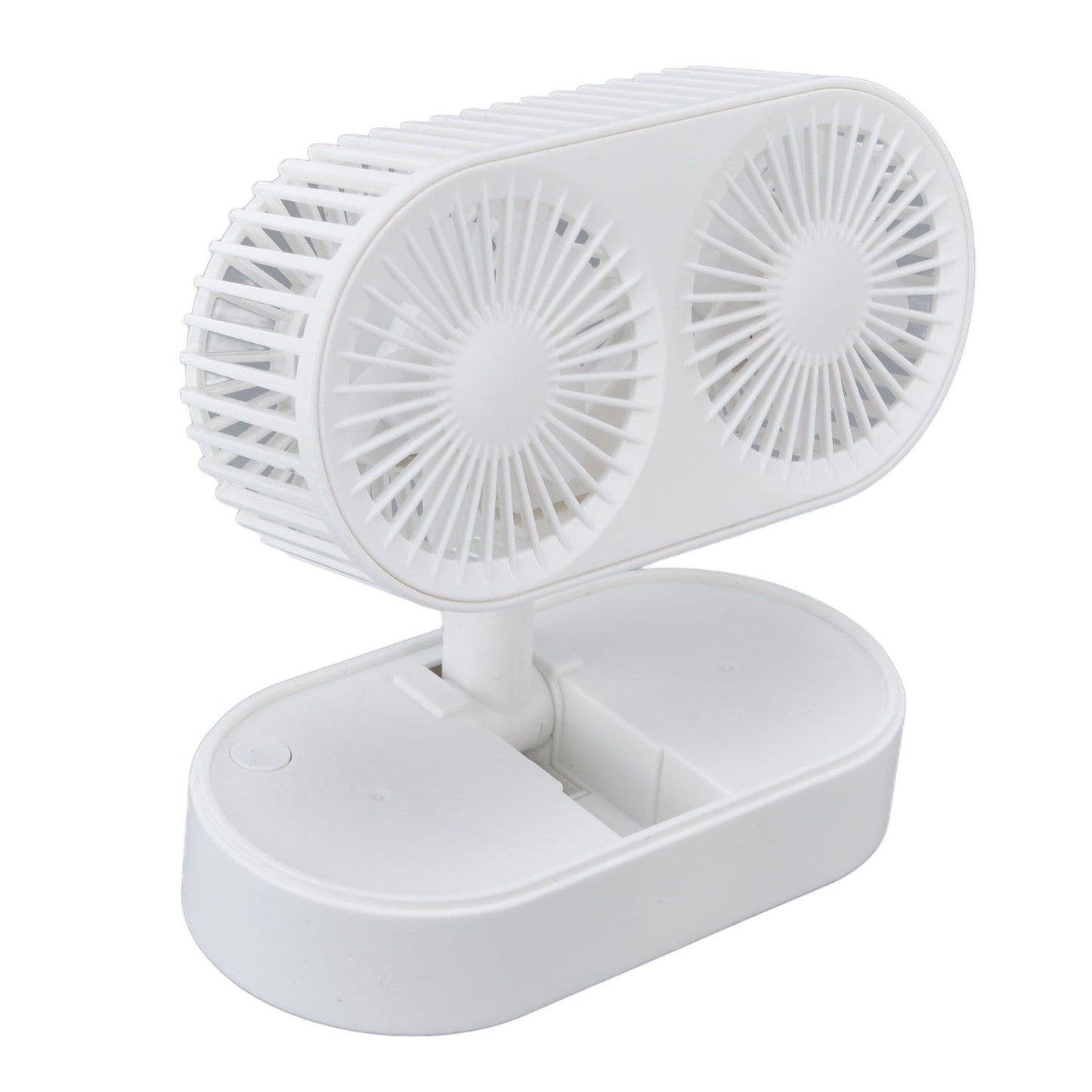 Desktop Double Fan Dual Motor 135 degrees Angle Adjustable Handheld Fan Three Levels Adjustable Low Noise V1294-YM0523-3113220041611