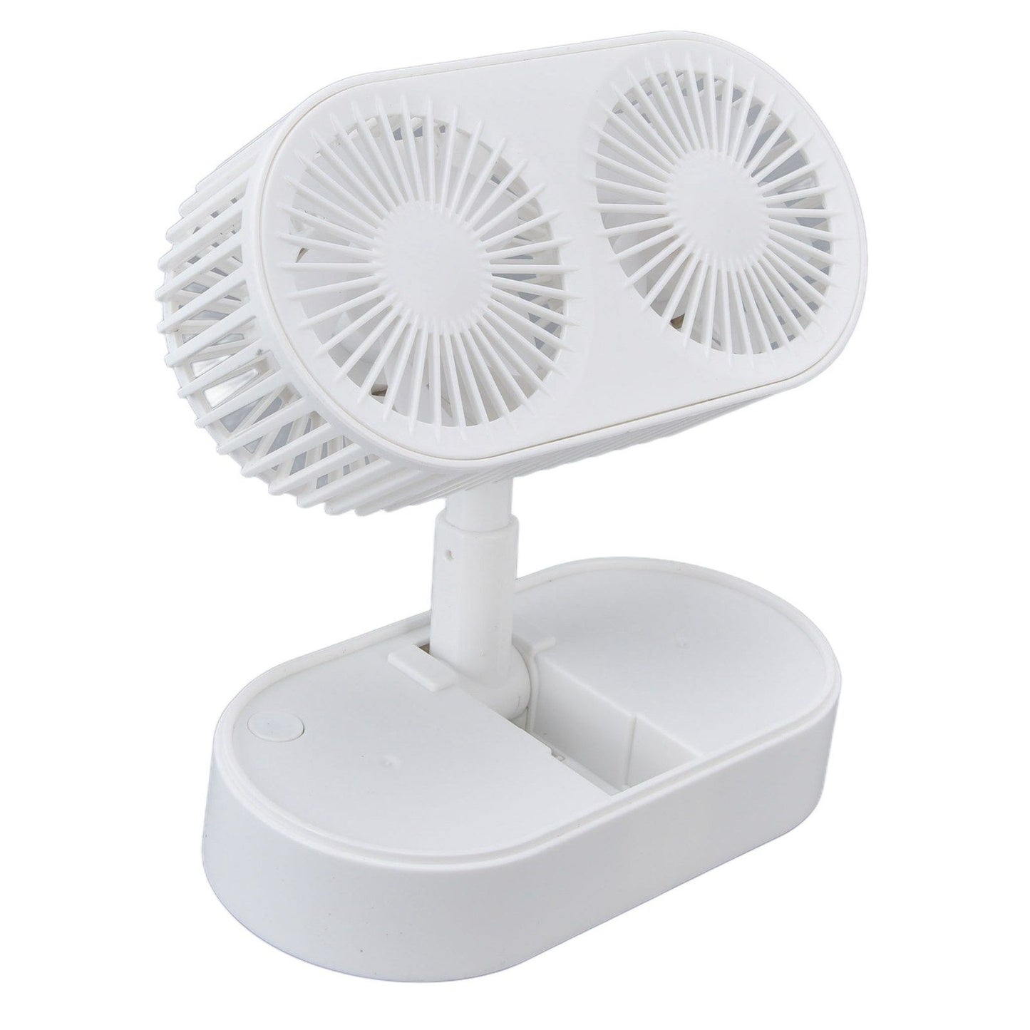 Desktop Double Fan Dual Motor 135 degrees Angle Adjustable Handheld Fan Three Levels Adjustable Low Noise V1294-YM0523-3113220041611