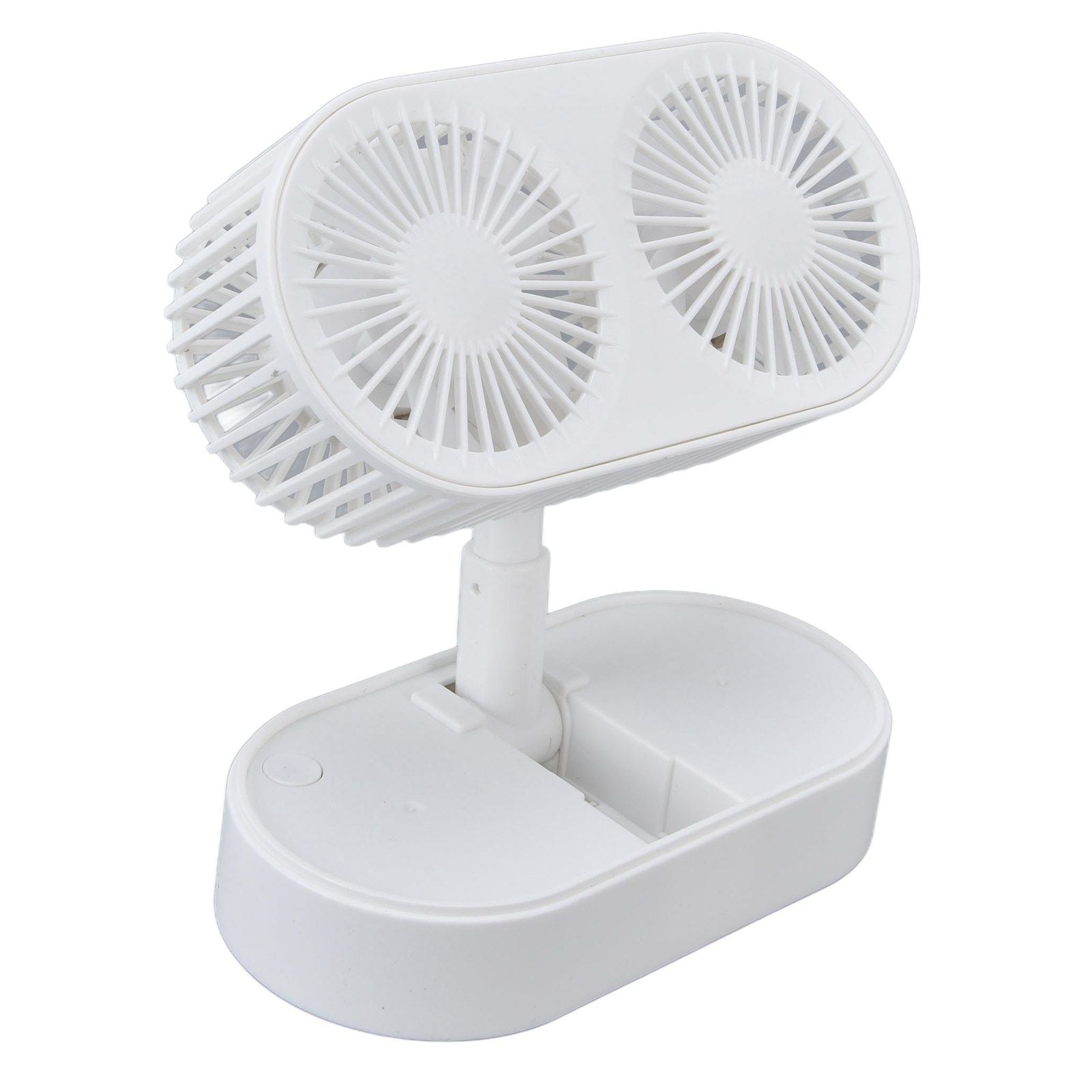 Desktop Double Fan Dual Motor 135 degrees Angle Adjustable Handheld Fan Three Levels Adjustable Low Noise V1294-YM0523-3113220041611