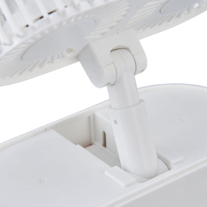 Desktop Double Fan Dual Motor 135 degrees Angle Adjustable Handheld Fan Three Levels Adjustable Low Noise V1294-YM0523-3113220041611