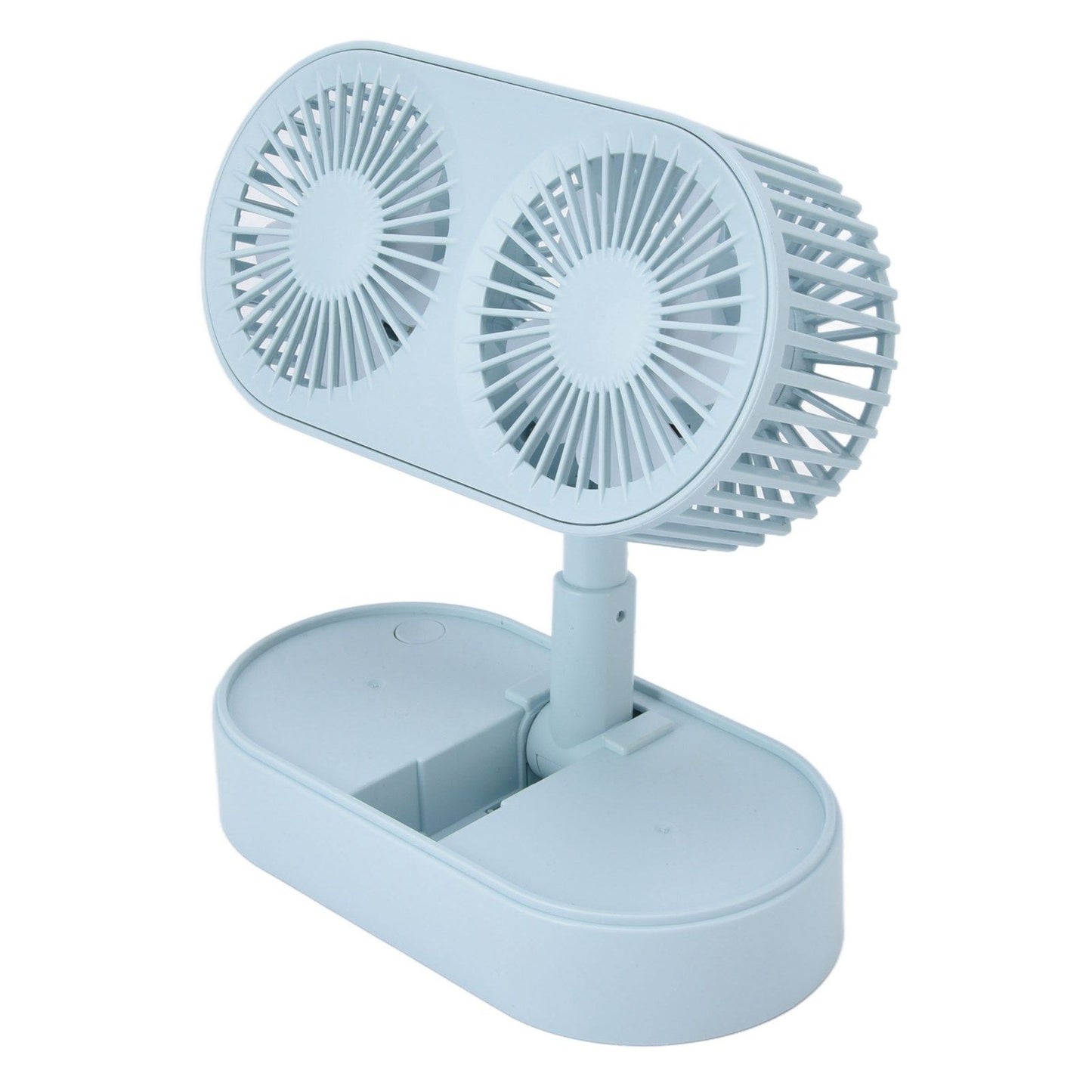 Desktop Double Fan Dual Motor 135 degrees Angle Adjustable Handheld Fan Three Levels Adjustable Low Noise V1294-YM0523-3113220041613