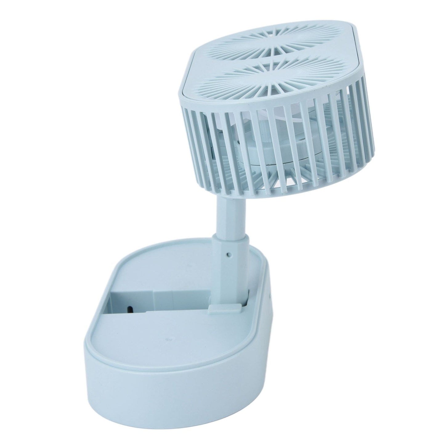 Desktop Double Fan Dual Motor 135 degrees Angle Adjustable Handheld Fan Three Levels Adjustable Low Noise V1294-YM0523-3113220041613