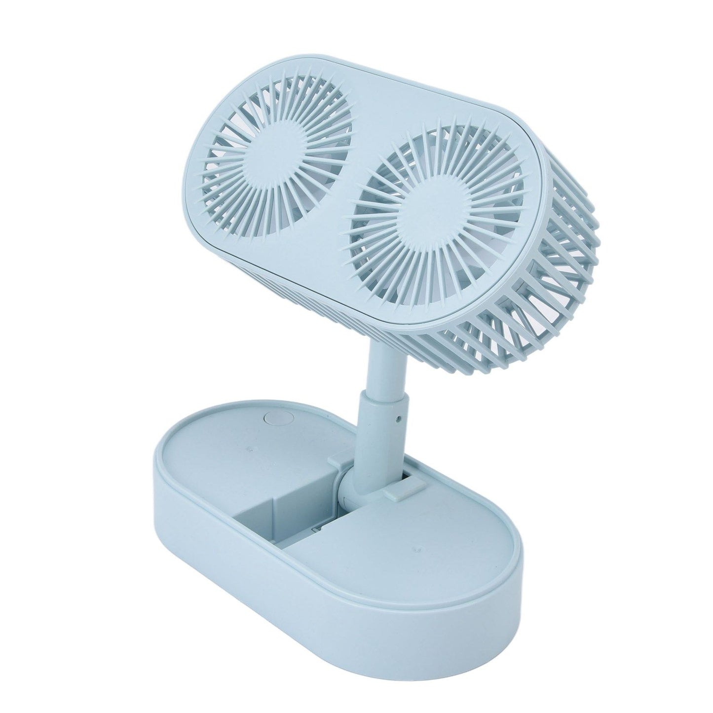 Desktop Double Fan Dual Motor 135 degrees Angle Adjustable Handheld Fan Three Levels Adjustable Low Noise V1294-YM0523-3113220041613