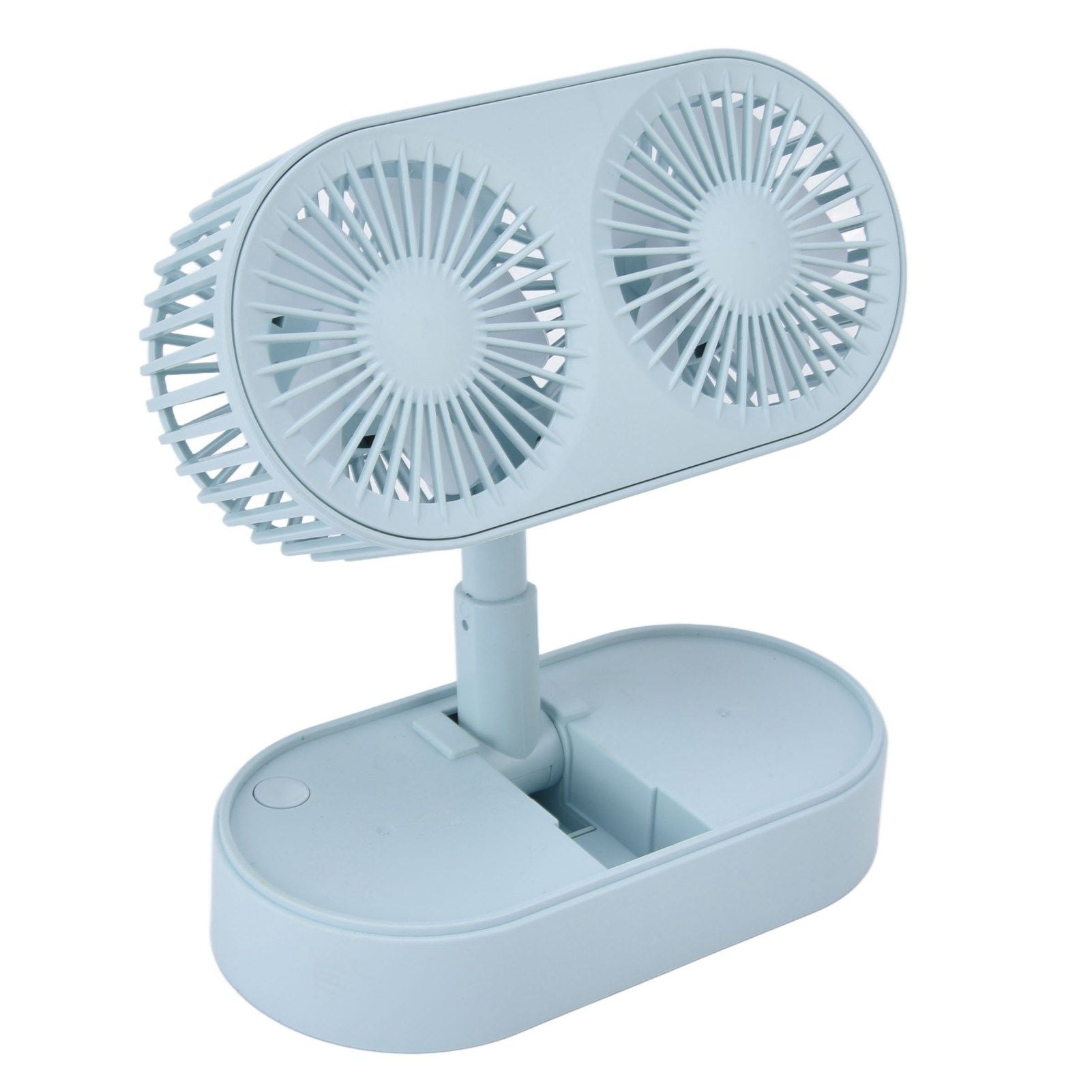 Desktop Double Fan Dual Motor 135 degrees Angle Adjustable Handheld Fan Three Levels Adjustable Low Noise V1294-YM0523-3113220041613