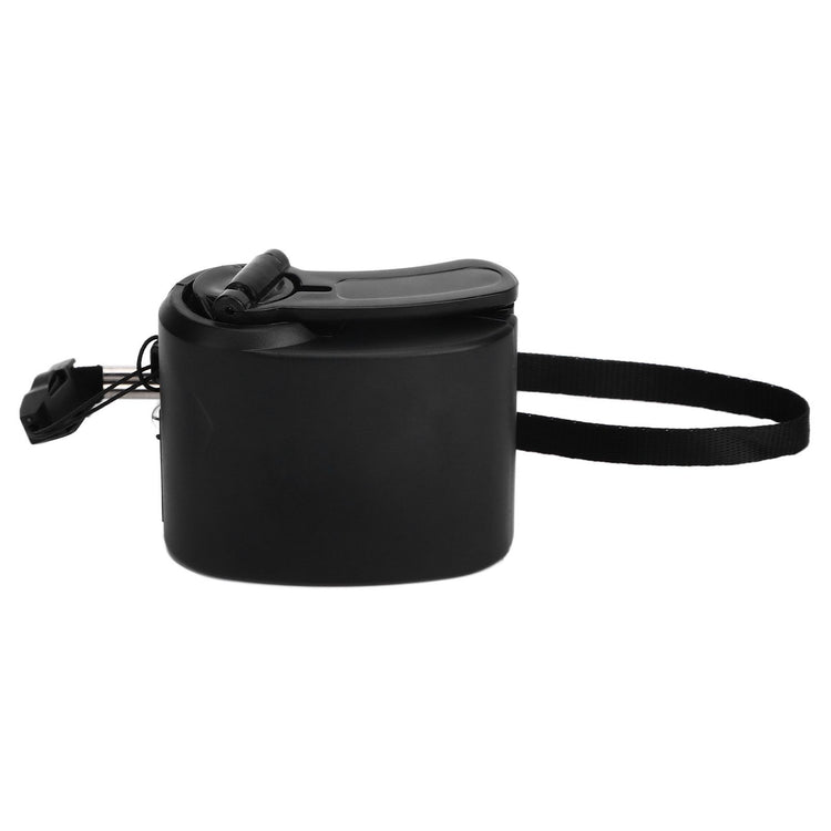USB Hand Crank Phone Charger Portable Hand Power USB Charger for Outdoor Hiking Camping Black V1294-YM0523-3113220041811