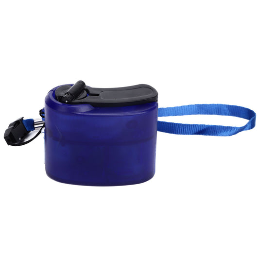 USB Hand Crank Phone Charger Portable Hand Power USB Charger for Outdoor Hiking Camping Blue V1294-YM0523-3113220041812