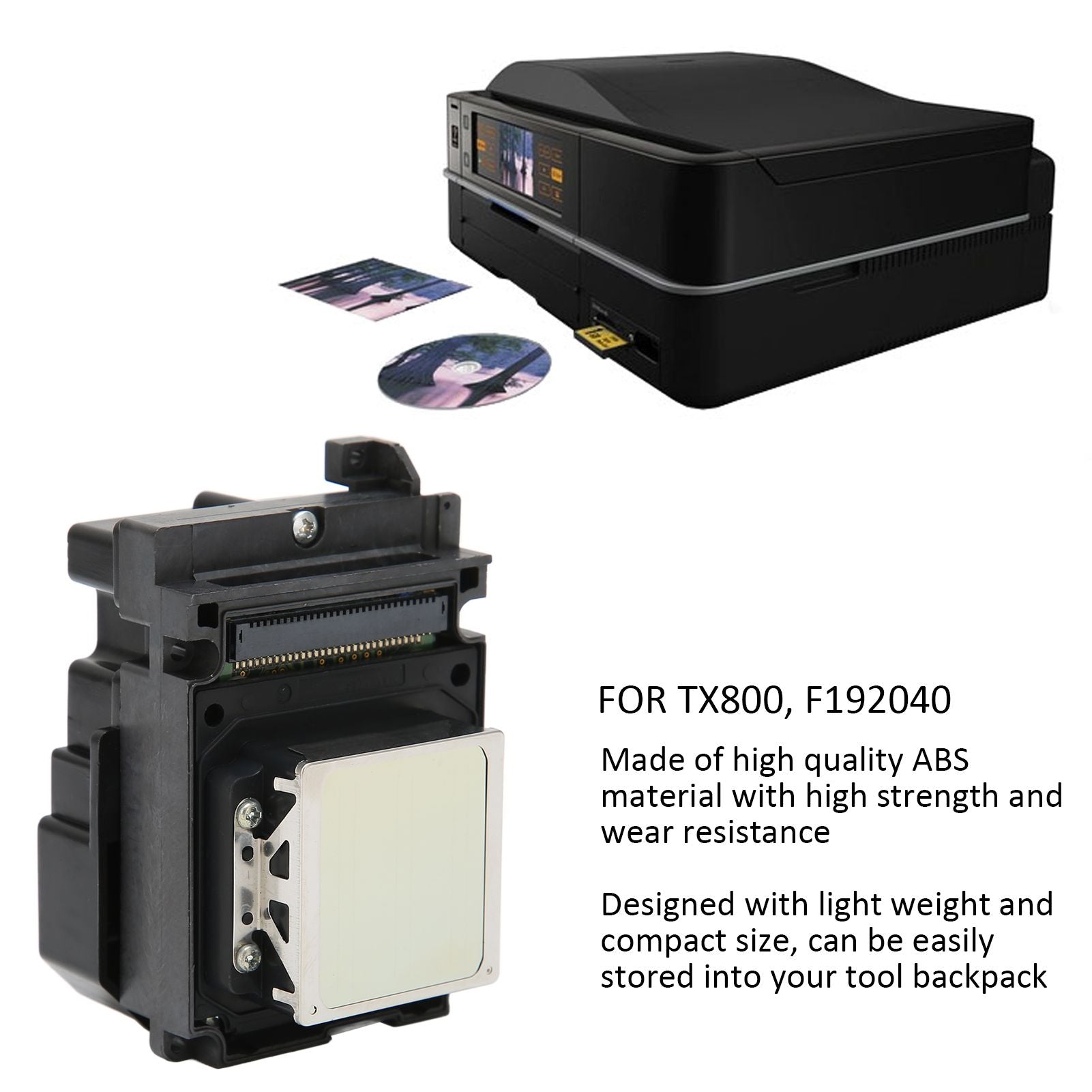 Printer Head Replacement UV Ink Head 6 Color Photo Printing Machine Head for TX800 F192040 Printer V1294-YM0523-3113220042811