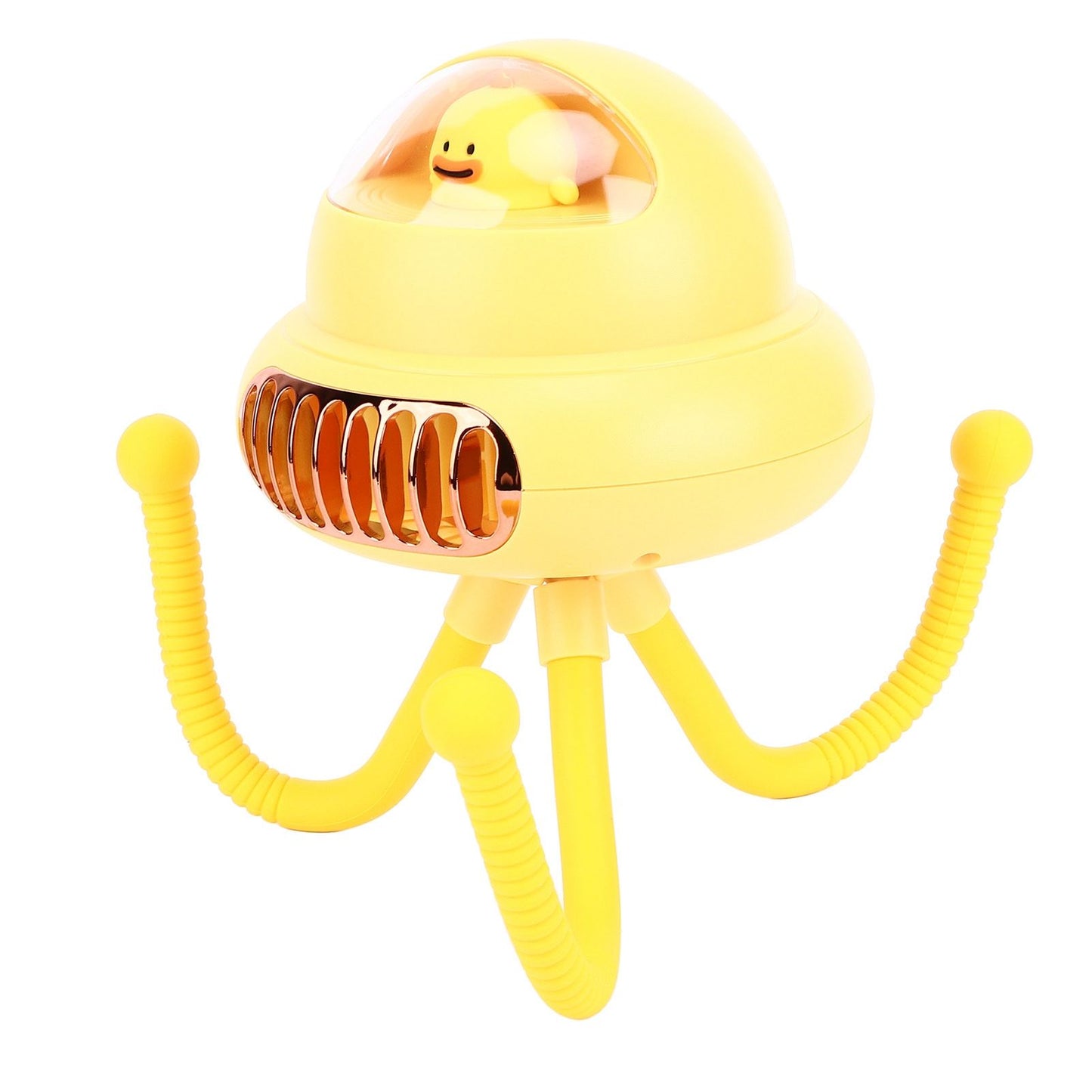 Stroller Fan Bendable Octopus Legs Space Capsule Leafless Fan Multifunctional Portable 3 Speed Stroller V1294-YM0523-3113220044012