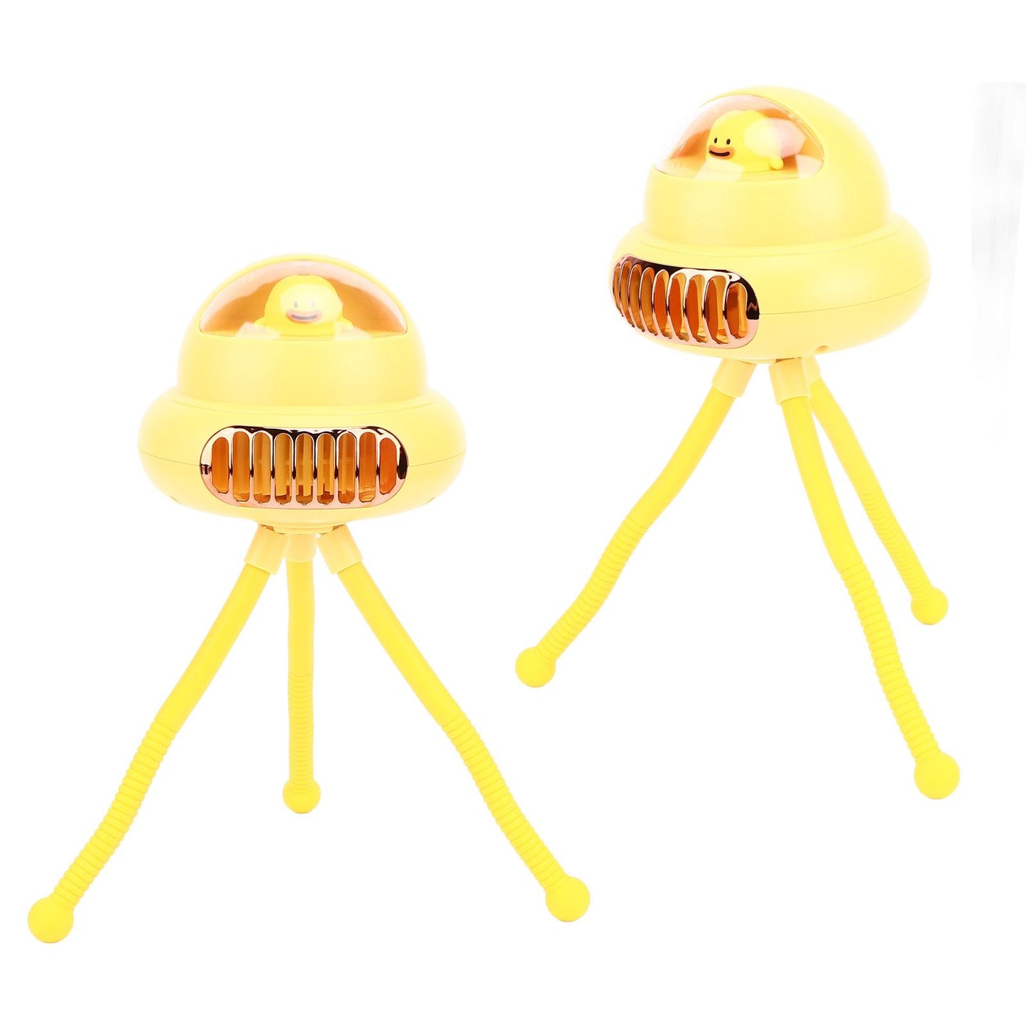 Stroller Fan Bendable Octopus Legs Space Capsule Leafless Fan Multifunctional Portable 3 Speed Stroller V1294-YM0523-3113220044012