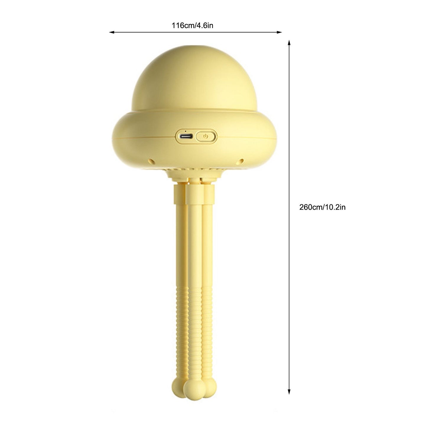 Stroller Fan Bendable Octopus Legs Space Capsule Leafless Fan Multifunctional Portable 3 Speed Stroller V1294-YM0523-3113220044012