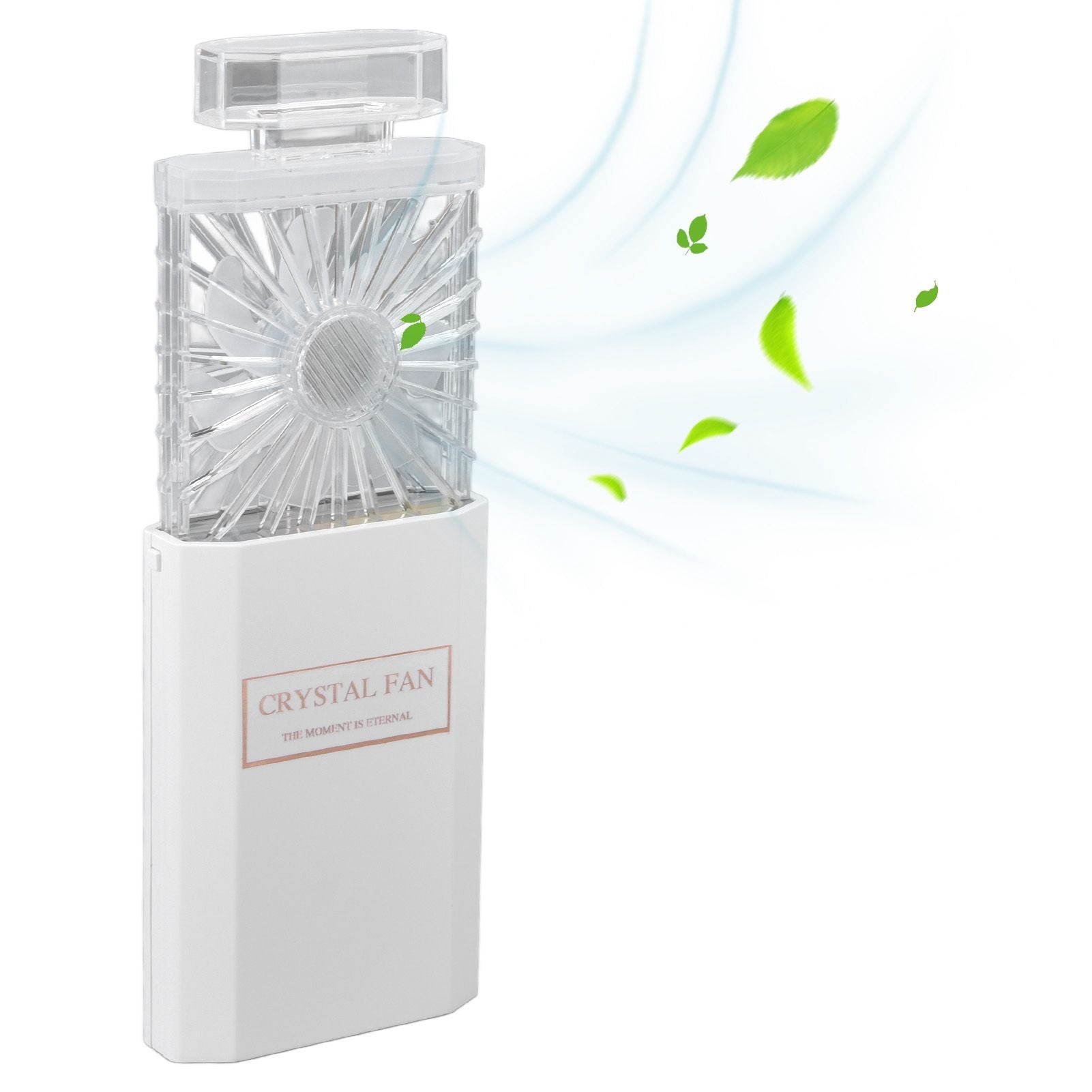 Handheld Fan 3 Speed Ladies Small Fan USB 1200mAh Battery Rechargeable Handheld Portable Pull Out Design V1294-YM0523-3113220045212