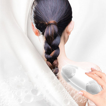 Ultrasonic Scrubber 3 Levels USB Charging High Frequency Vibration Dual Waving Ultrasonic Vegetable Washing V1294-YM0523-3113220045311
