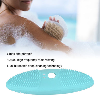 Ultrasonic Scrubber 3 Levels USB Charging High Frequency Vibration Dual Waving Ultrasonic Vegetable Washing V1294-YM0523-3113220045312