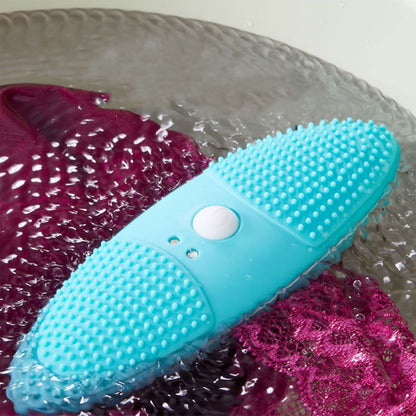 Ultrasonic Scrubber 3 Levels USB Charging High Frequency Vibration Dual Waving Ultrasonic Vegetable Washing V1294-YM0523-3113220045312