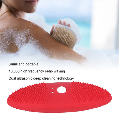 Ultrasonic Scrubber 3 Levels USB Charging High Frequency Vibration Dual Waving Ultrasonic Vegetable Washing V1294-YM0523-3113220045313