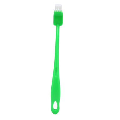 Universal 2 Head Cleaning Brush 31cm Long Handle Brush for Juicer Bottle Cup Green V1294-YM0523-3113220045411