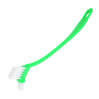 Universal 2 Head Cleaning Brush 31cm Long Handle Brush for Juicer Bottle Cup Green V1294-YM0523-3113220045411