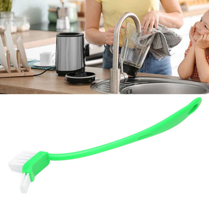 Universal 2 Head Cleaning Brush 31cm Long Handle Brush for Juicer Bottle Cup Green V1294-YM0523-3113220045411